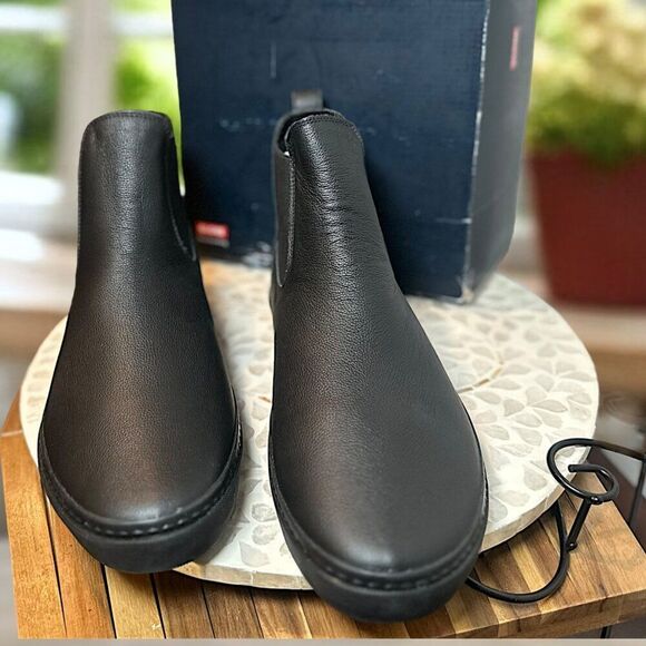 Globe Dover II Black Wasted Talent Leather Chelsea Skate Boots Mens 14 US EUR 48 main image 6
